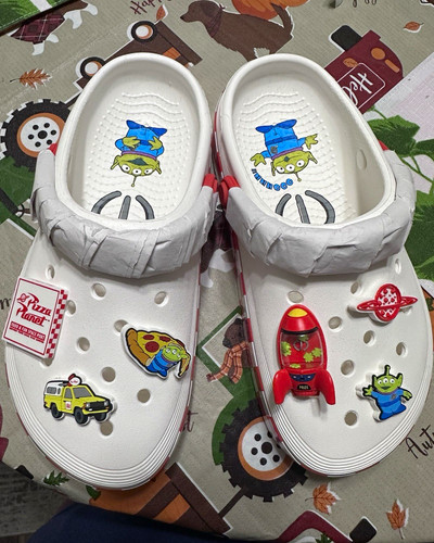 Zoccoli slip crocs pizza - zoccoli,